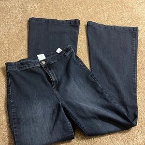 Wide leg jeans
